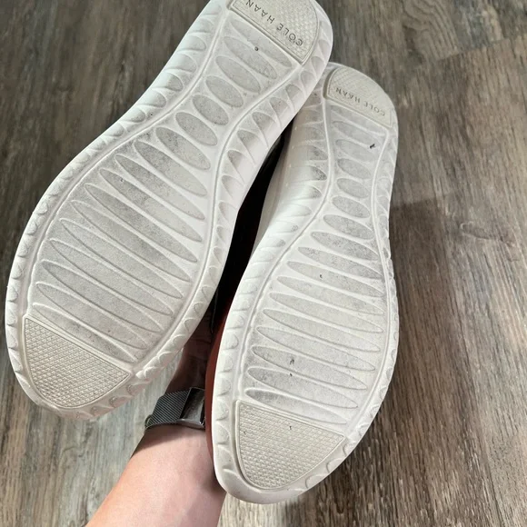 Cole Haan Tan Leather Penny Loafers - Picture 5 of 6